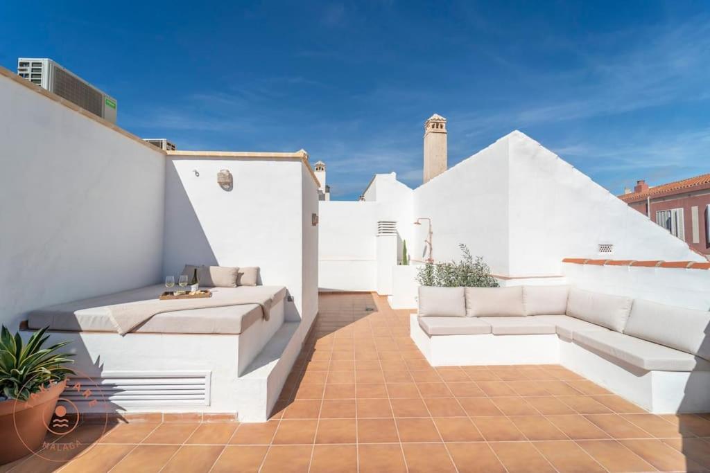 Casa La Terraza With Big Rooftop Terrace Малага Екстер'єр фото