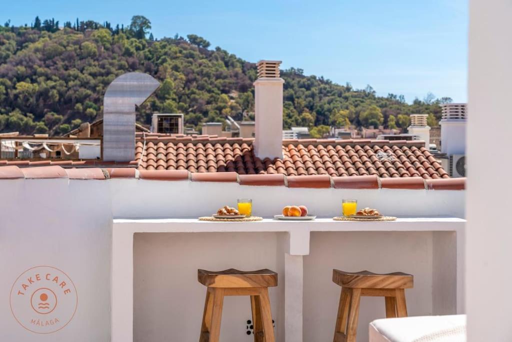 Casa La Terraza With Big Rooftop Terrace Малага Екстер'єр фото